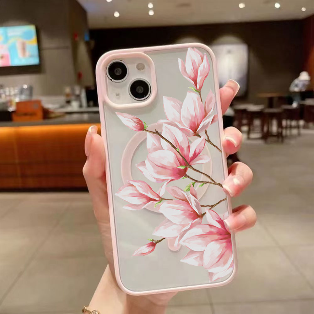 Fashion Flower Magnetic Phone  - Phone Cases Magsafe ulasan dan harga