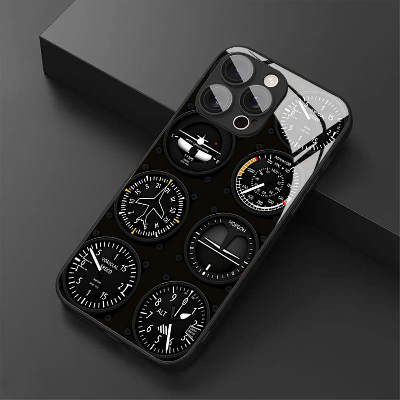 Aviation Instruments Tempered  - Phone Cases Aviation ulasan dan harga