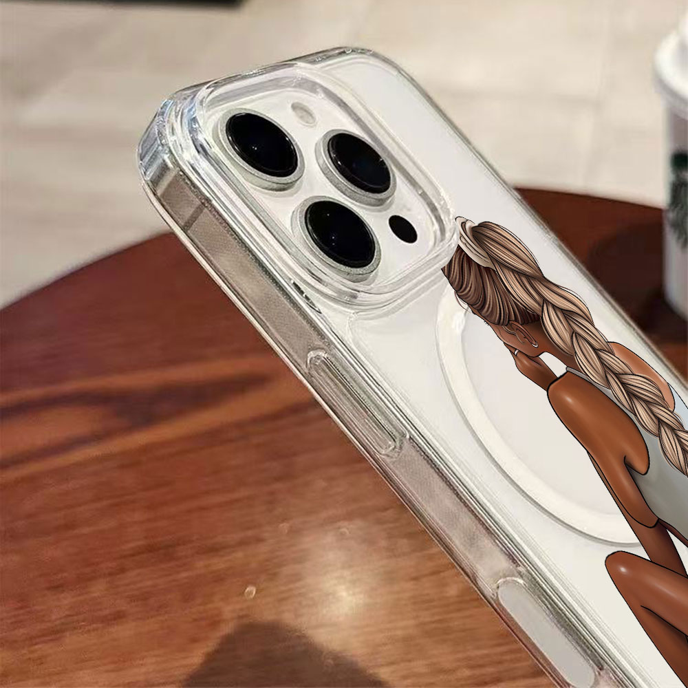 Dark Skin Fashion Woman For Ma - Phone Cases Magsafe ulasan dan harga