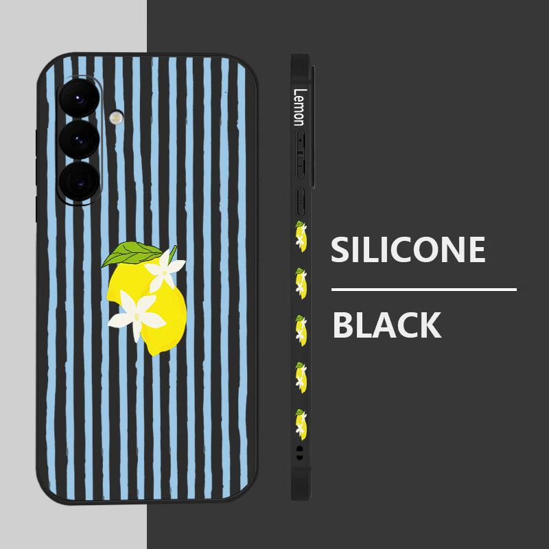 Stripe Lemon Print TPU Phone C - Phone Cases Galaxy A17 ulasan dan harga