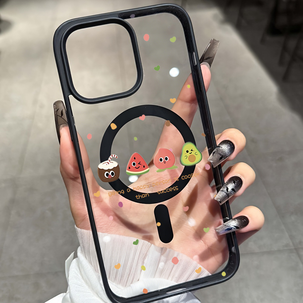 Cute Cherry Fruit Clear Case F - Phone Cases Magsafe ulasan dan harga