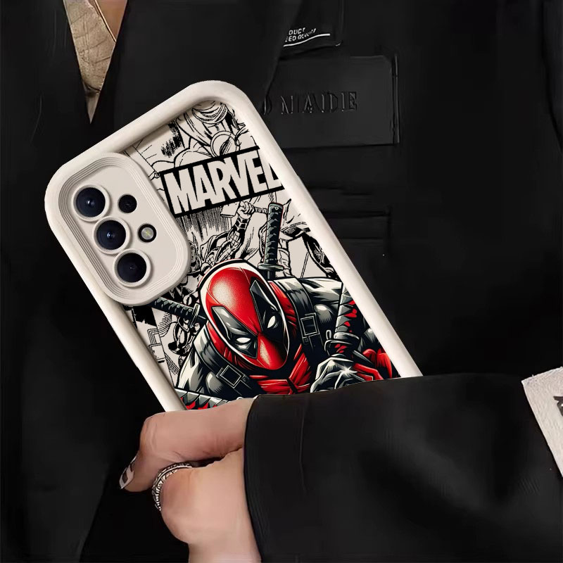 Swordsman Deadpool Marvel Case - Phone Cases Samsung A14 ulasan dan harga