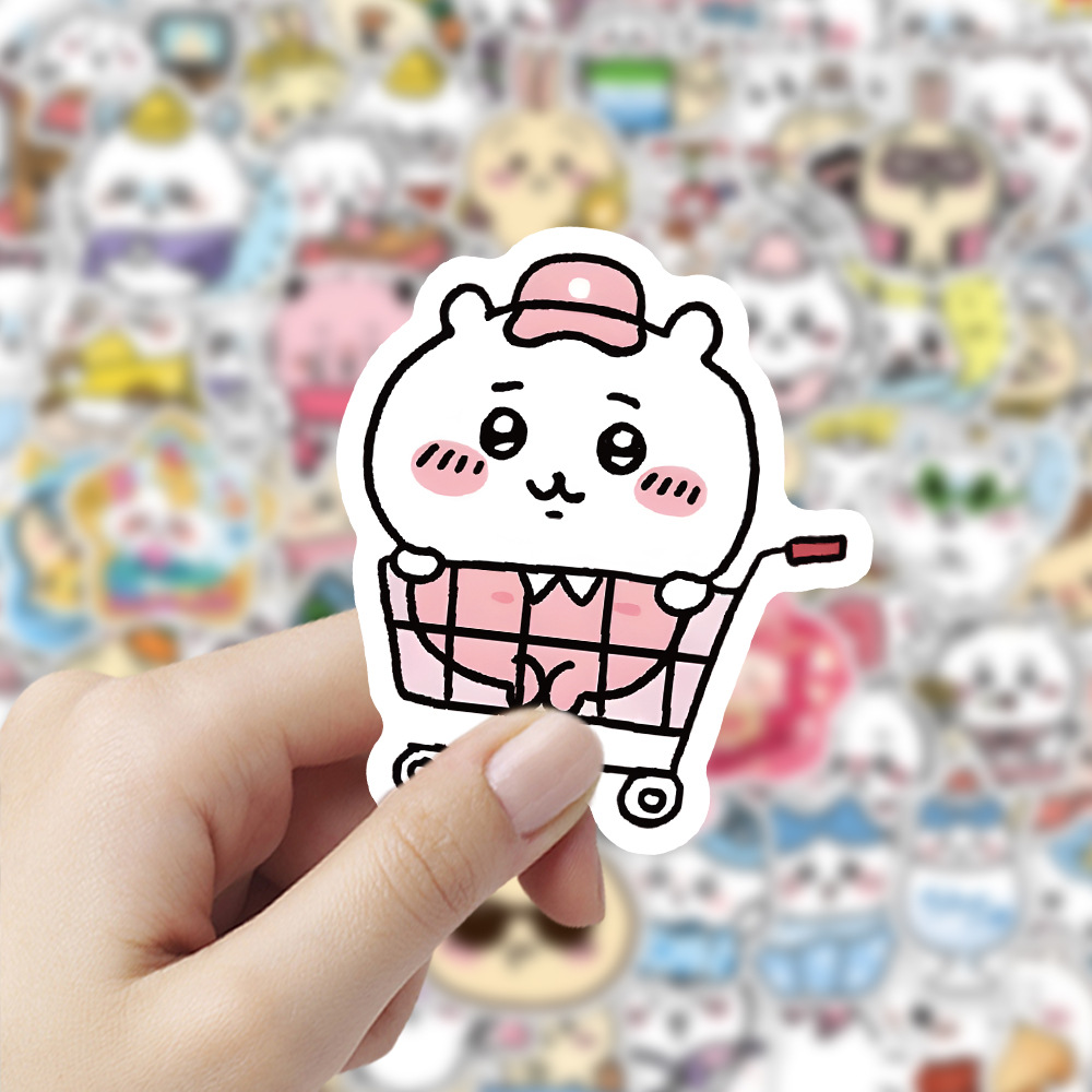 100Pcs Cute Chiikawa Stickers  - Phone Cases Kids ulasan dan harga