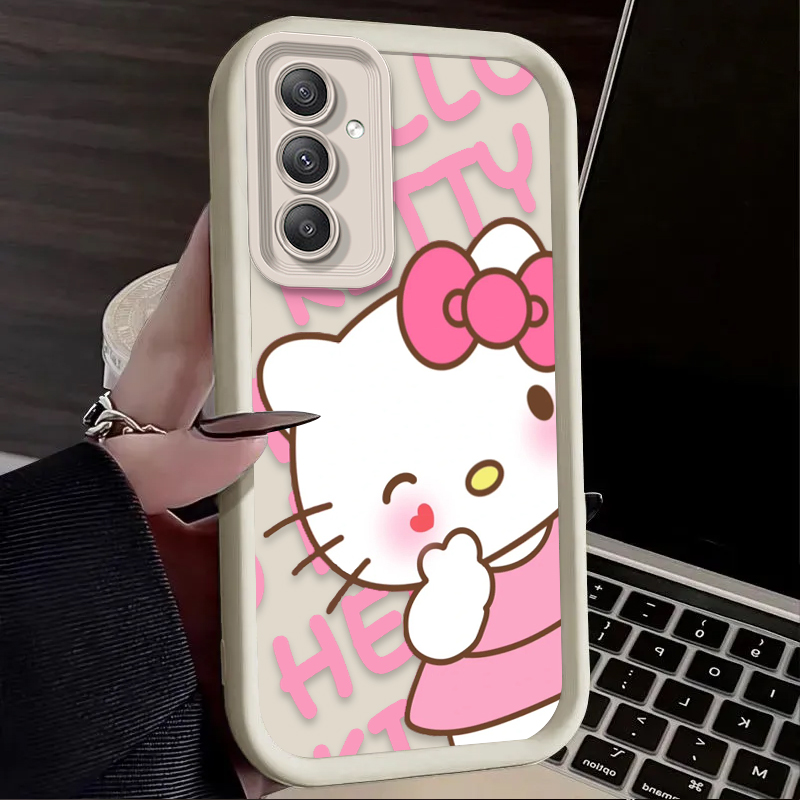 Sanrio Pink Hello Kitty Case f - Phone Cases Samsung A14 ulasan dan harga