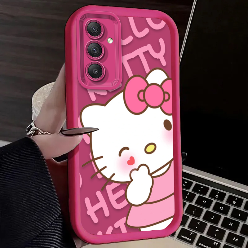 Sanrio Pink Hello Kitty Case f - Phone Cases Samsung A14 ulasan dan harga