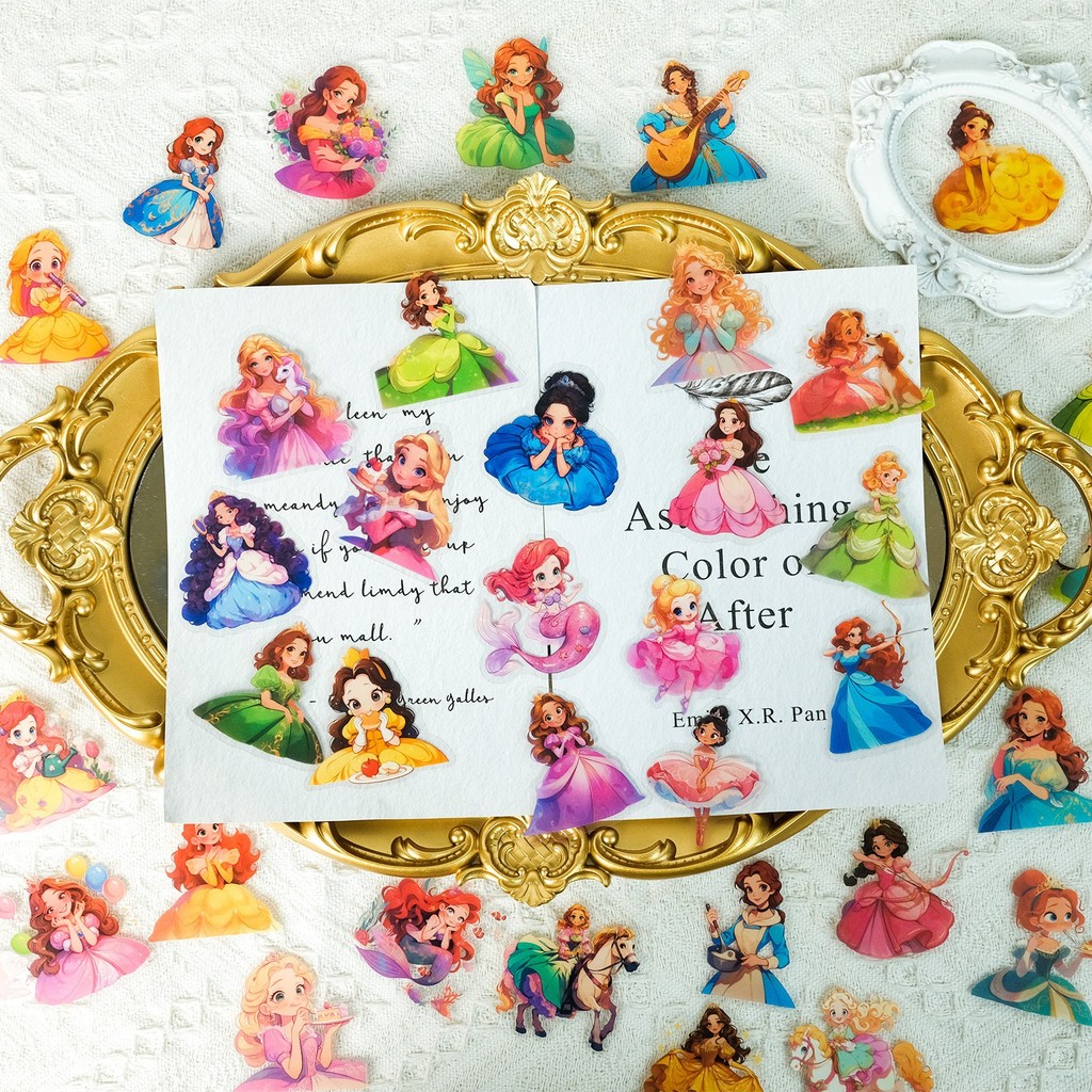 50 Pcs Fairy Tale Princess Tra - Phone Cases Kids ulasan dan harga