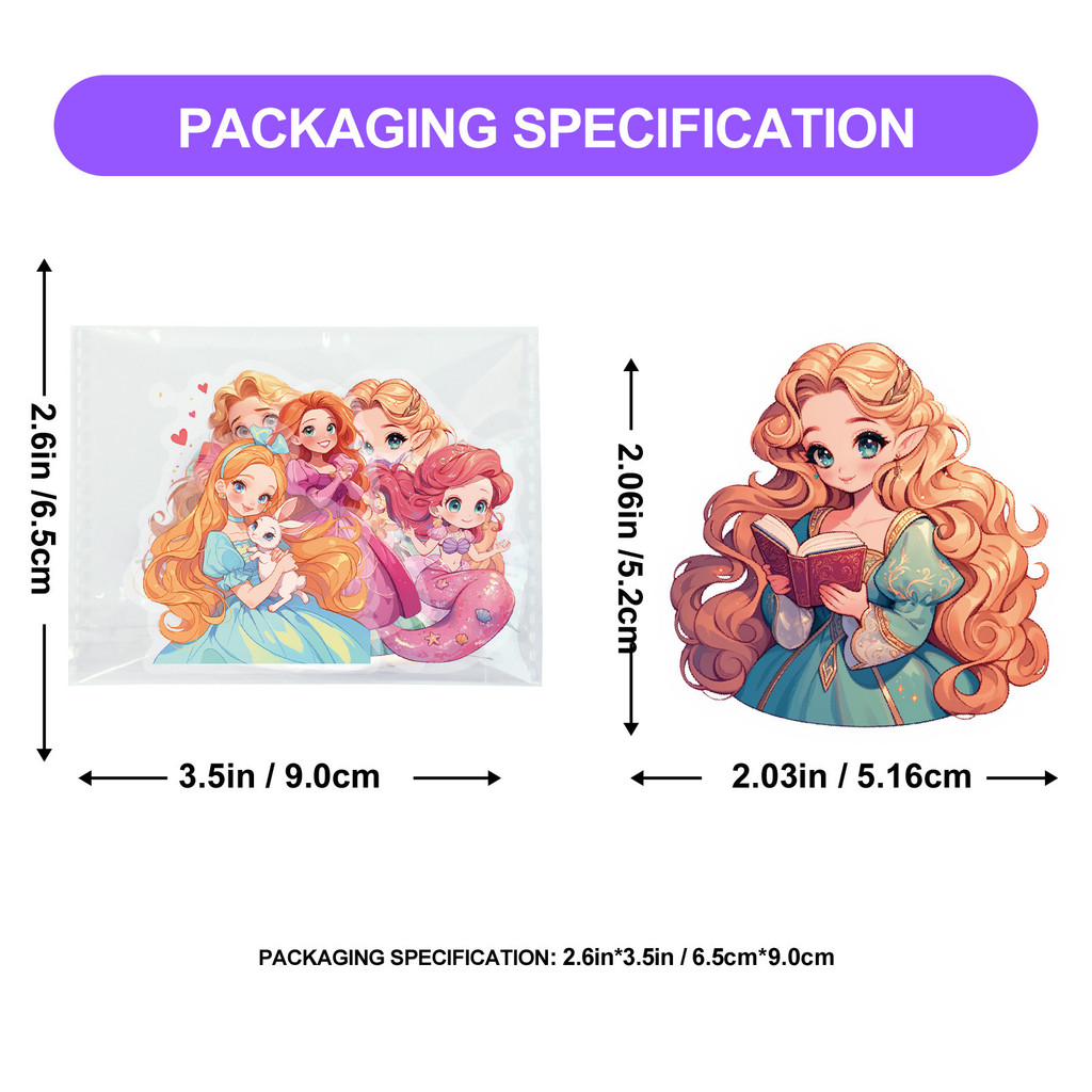 50 Pcs Fairy Tale Princess Tra - Phone Cases Kids ulasan dan harga