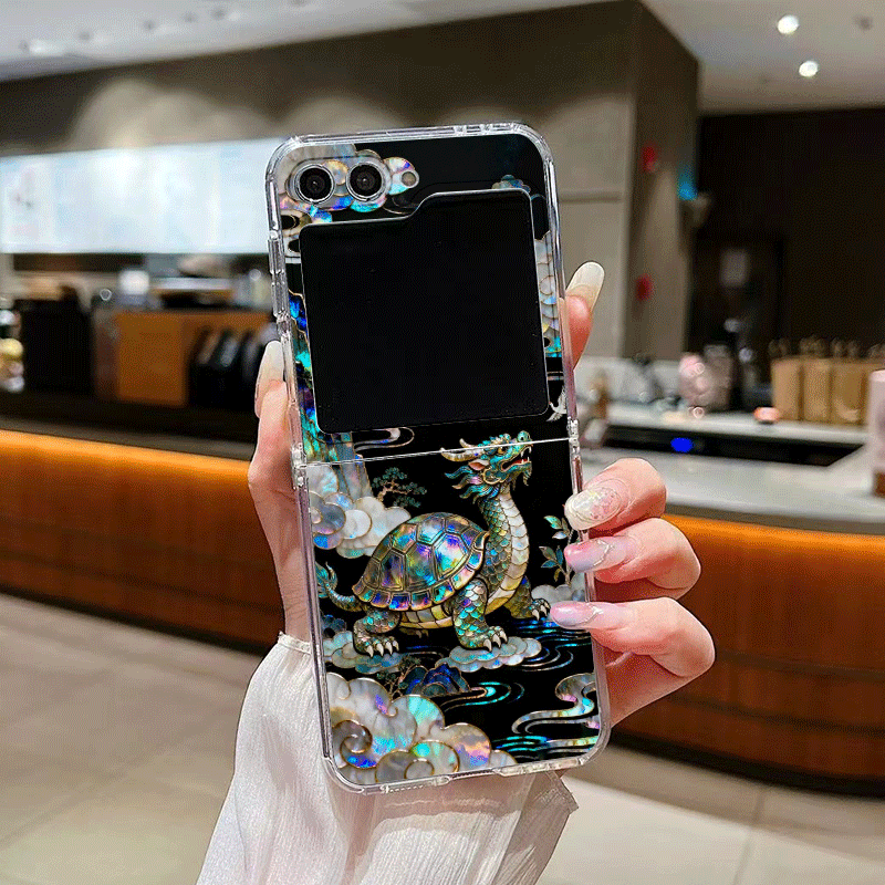 Stylish Tiger Dragon Marble Te - Phone Cases Z Flip 7 ulasan dan harga