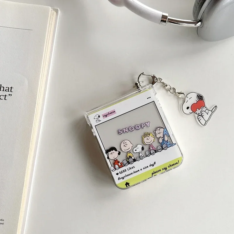 Cute Cartoon Snoopy Charlie Br - Phone Cases Z Flip 7 ulasan dan harga