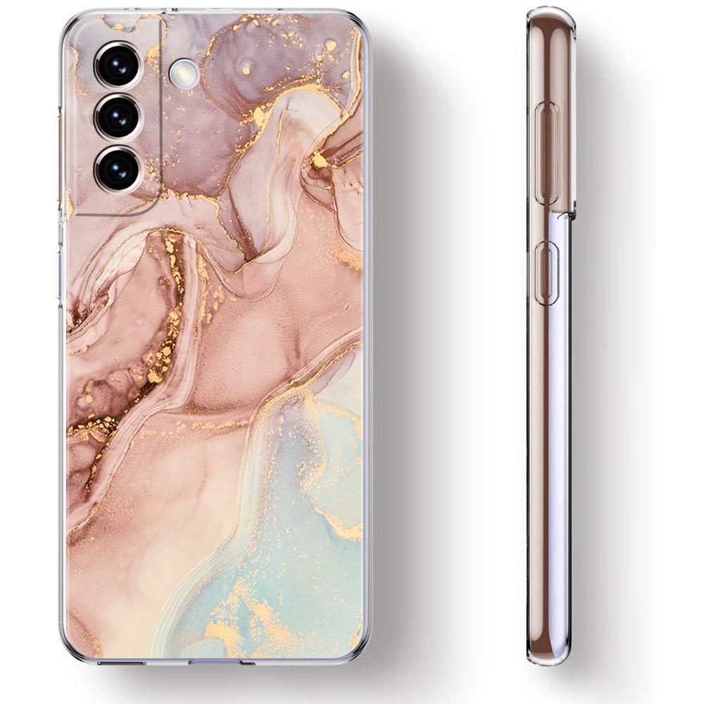 Marble Clear Silicone Phone Ca - Phone Cases Burga ulasan dan harga