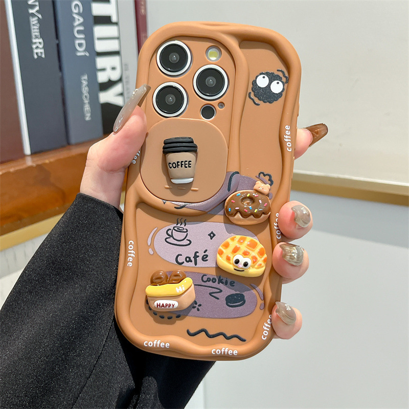 3D Cartoon Bread With Wrist St - Phone Cases With Camera Cover ulasan dan harga