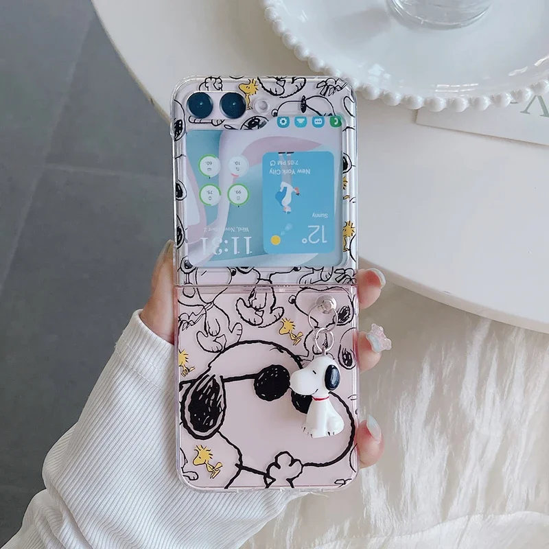 Cute Cartoon Snoopy Charlie Br - Phone Cases Z Flip 7 ulasan dan harga