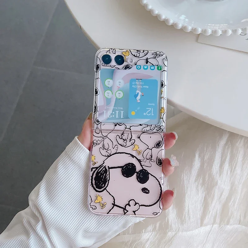 Cute Cartoon Snoopy Charlie Br - Phone Cases Z Flip 7 ulasan dan harga