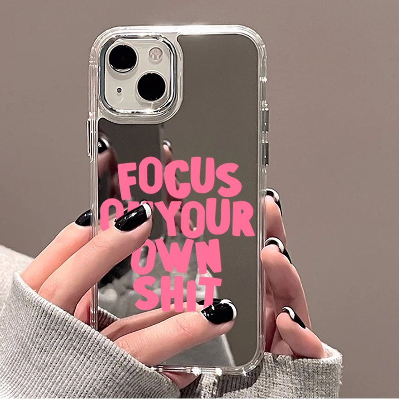 Trendy Quotes & Colorful Lette - Phone Cases Transparent ulasan dan harga