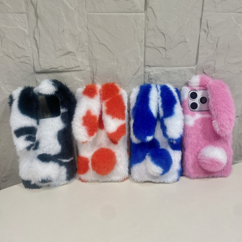 Cute Rabbit Design Fluffy Phon - Phone Cases Iphone ulasan dan harga