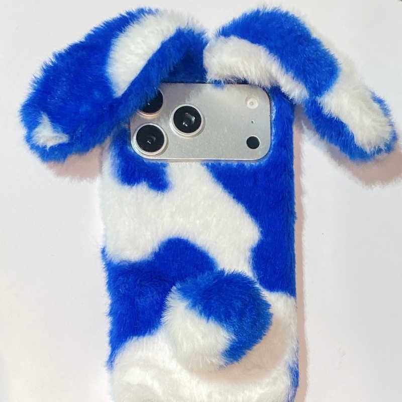 Cute Rabbit Design Fluffy Phon - Phone Cases Iphone ulasan dan harga
