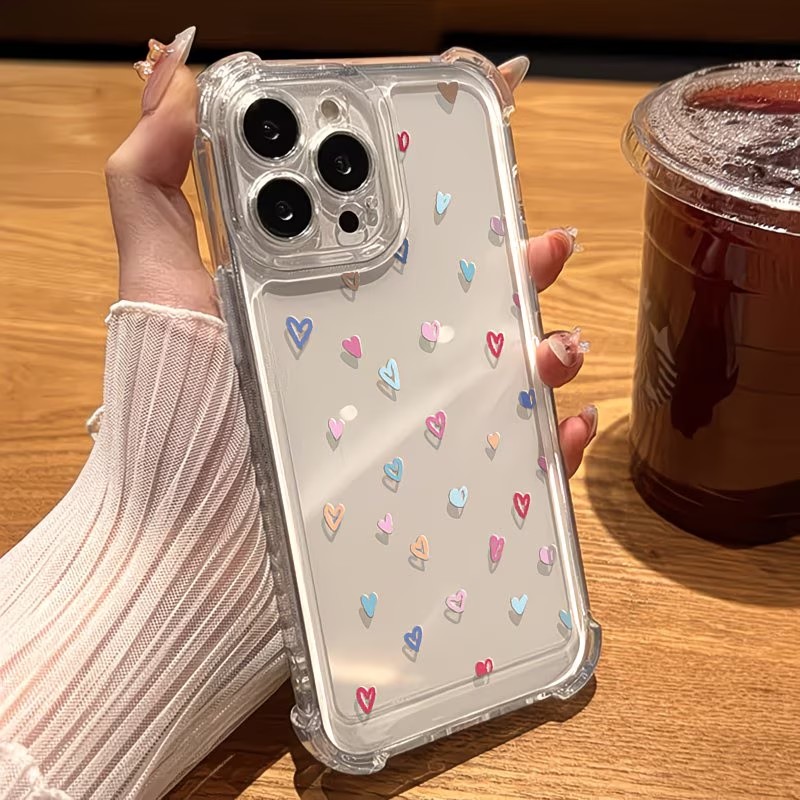 Transparent Corner Bumper Colo - Phone Cases Transparent ulasan dan harga