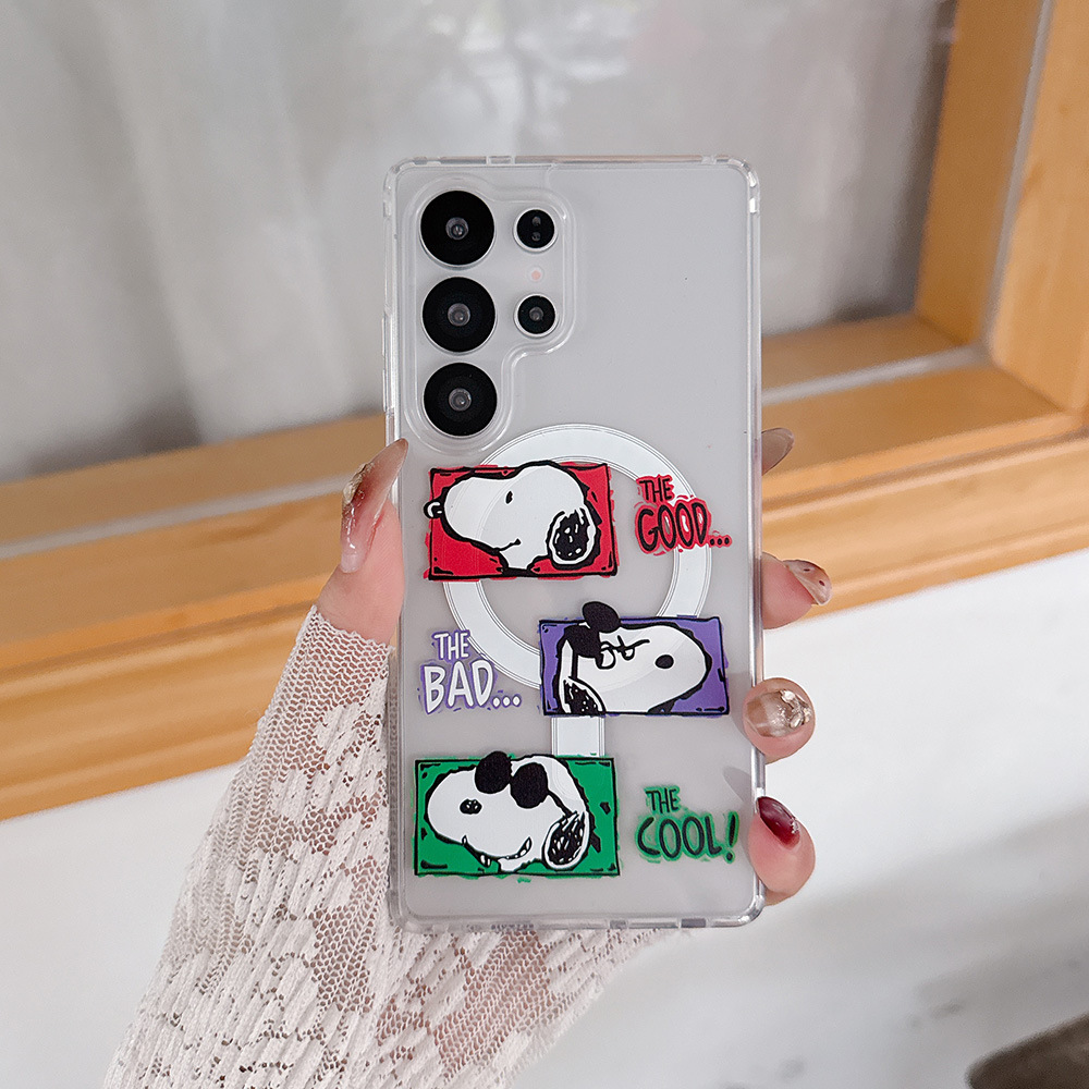 Cute Cartoon Snoopy Charlie Br - Phone Cases Magsafe ulasan dan harga