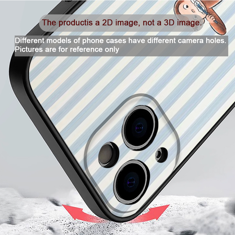 Cartoon Striped Monkey Holding - Phone Cases Iphone ulasan dan harga