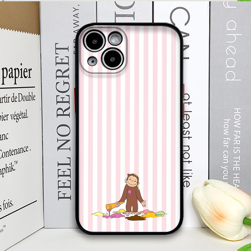 Cartoon Striped Monkey Holding - Phone Cases Iphone ulasan dan harga
